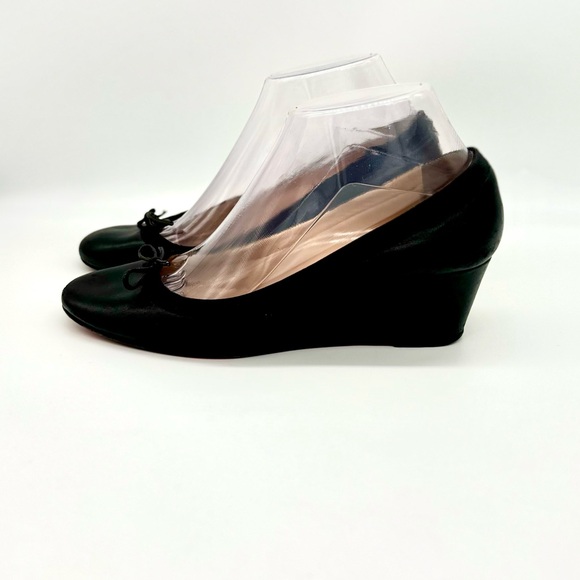 CHRISTIAN LOUBOUTIN Round Toe Wedge Heel Size 37.5 - Picture 3 of 8